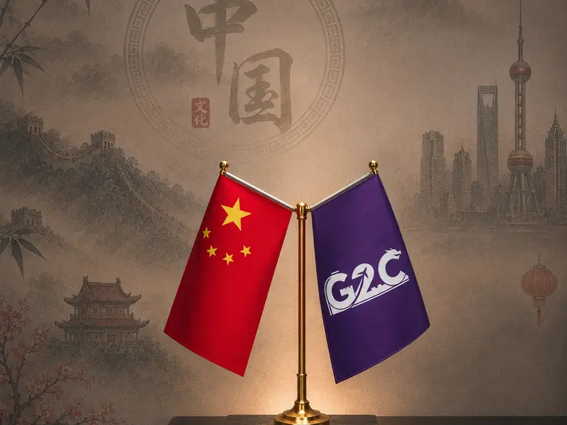 پرچم Go2China و چین